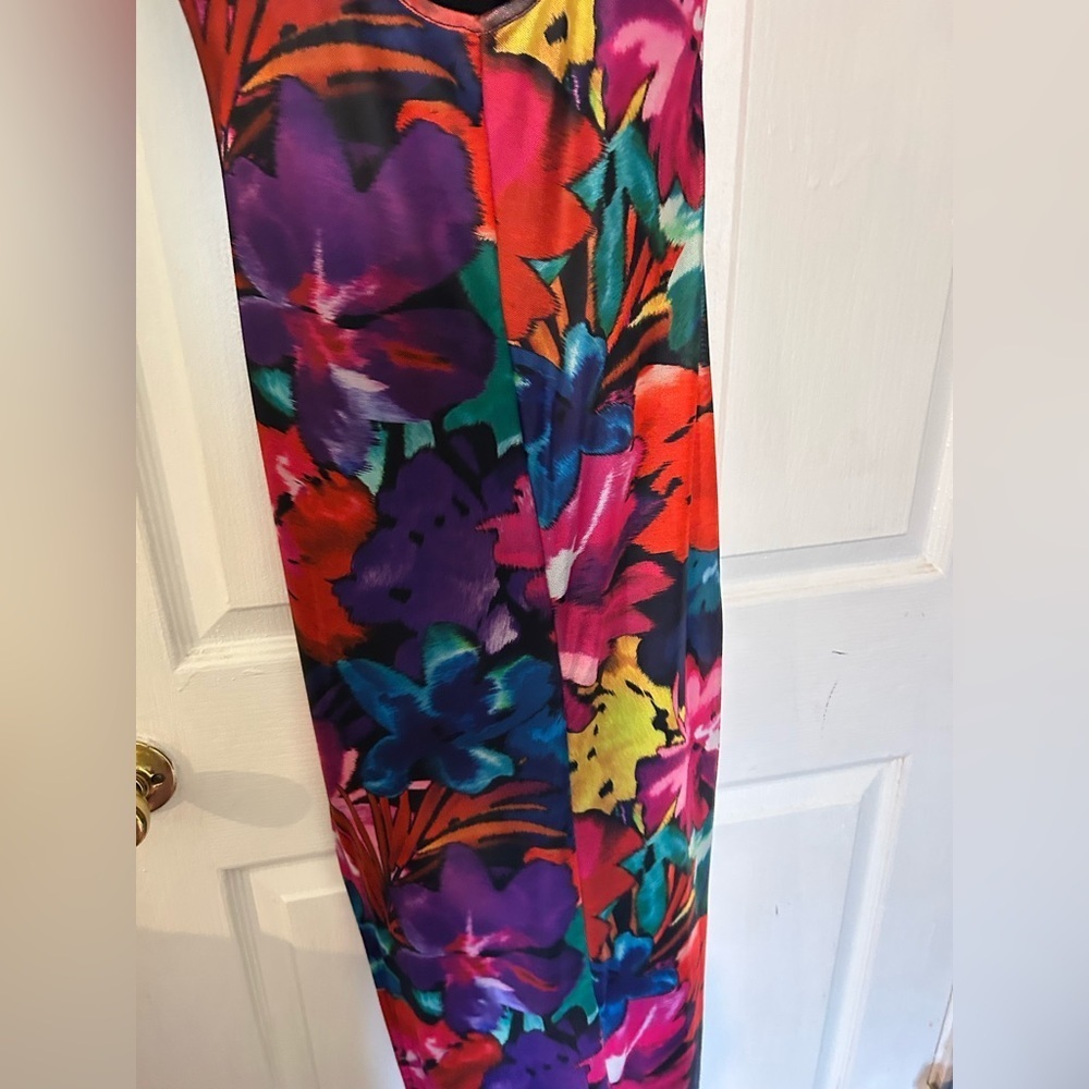 RNWY The Label flower Maxi Dress in multi Floral - Size small - Picture 8 of 16
